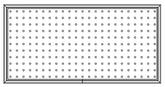 FRAME PEGBOARD HVYD EXTD PANEL 4ft X 30in